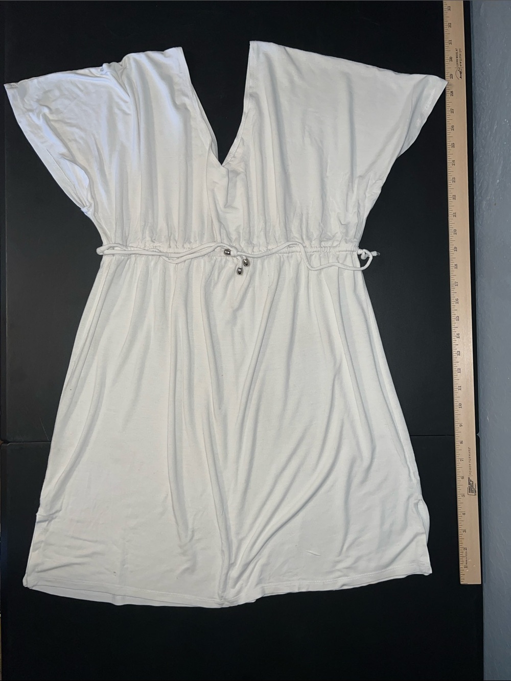 Merona White V‑Neck Short Dress